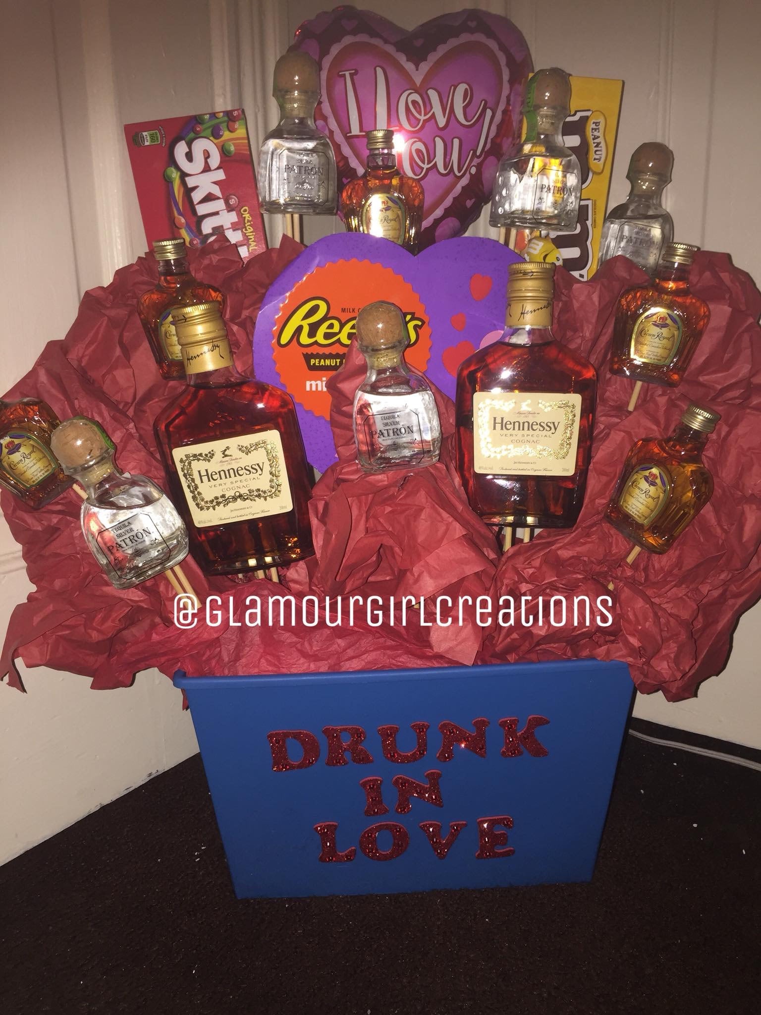 Homemade Crown Royal bouquet  Raffle baskets, Beer can cakes